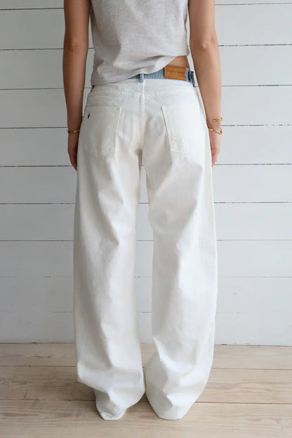 Jodie™ | Wijde Jeans met Tailleband